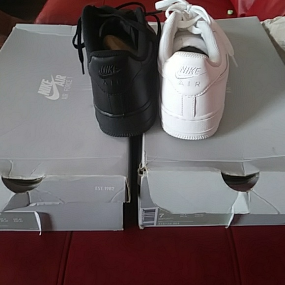 Shoes - Air Force 1s Size 7y Both Brand New